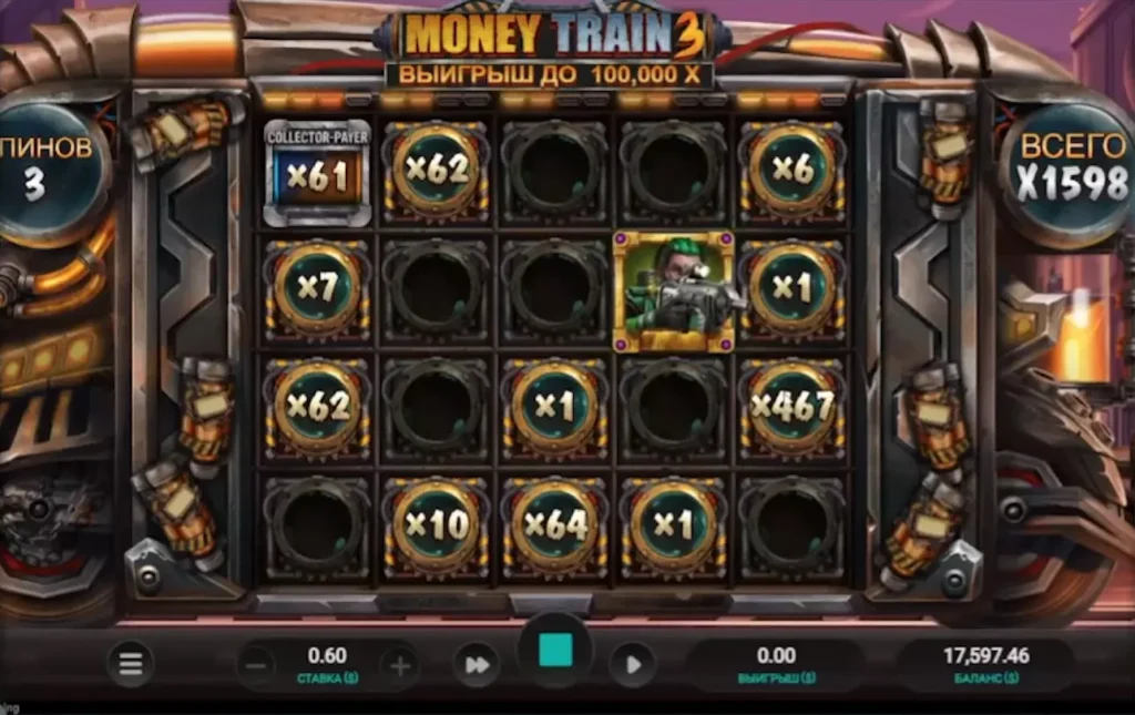 Демо версия слота Money Train 3